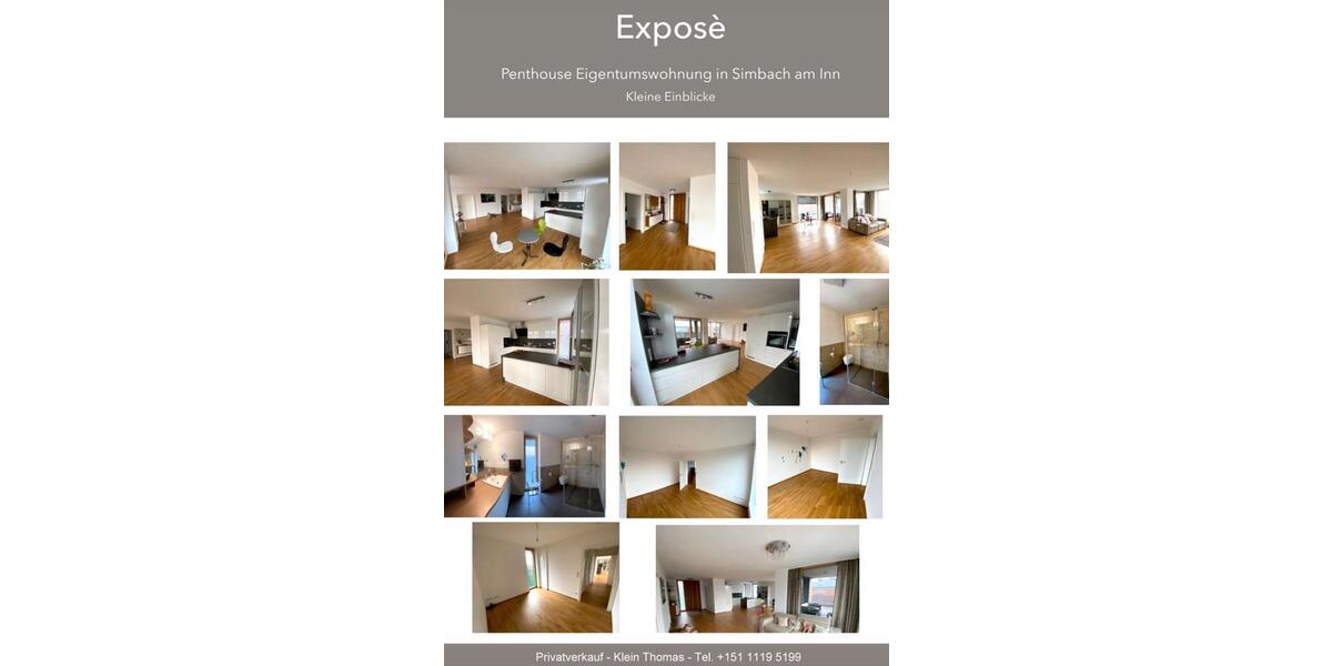 Etagenwohnung Simbach am Inn - 3 Zimmer, 114 m&sup2;, 499.000&euro; | Angebot:27033674