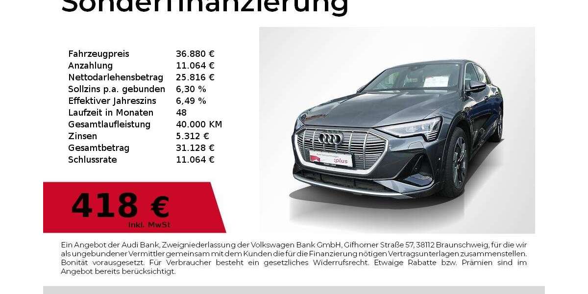 Audi e-tron 63.990 km 36.880 &euro; Lauf an der Pegnitz 91207