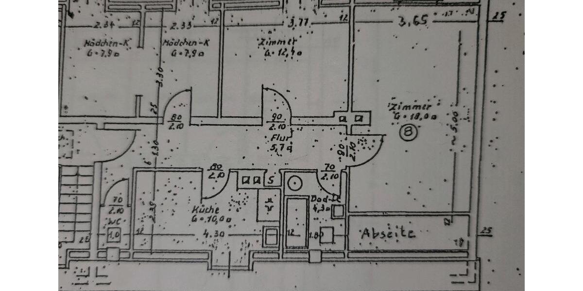 Dachgeschoßwohnung Hanau Groß-Steinheim - 4 Zimmer, 74 m&sup2;, 195.000&euro; | Angebot:24804464