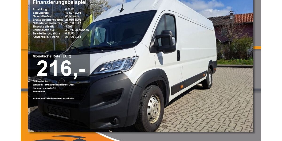 Opel Movano 8.481 km 22.780 &euro; Sonneberg 96515