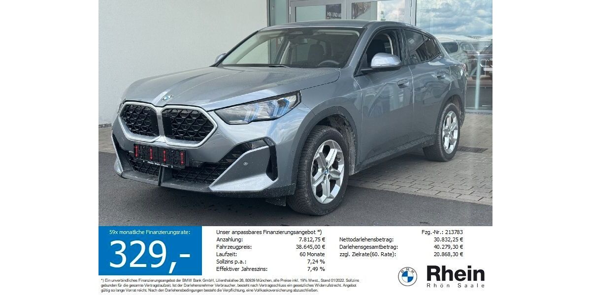 BMW X2 21.150 km 38.440 &euro; Salz 97616