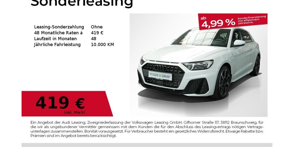 Audi A1 4.900 km 33.980 &euro; Fürth 90763
