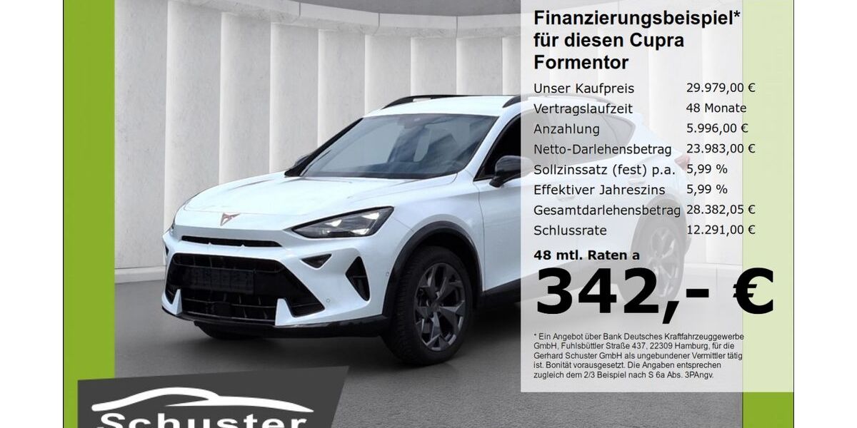 Cupra Formentor 17.805 km 29.979 &euro; Ruhstorf 94099