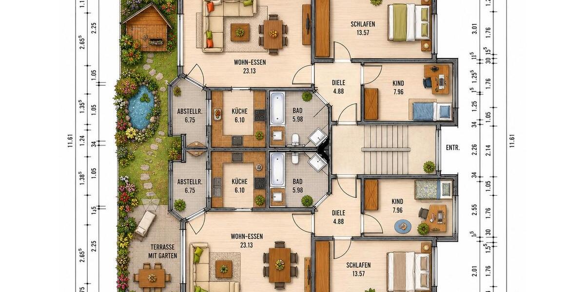 Etagenwohnung Pfungstadt - 3 Zimmer, 64.319 m&sup2;, 310.000&euro; | Angebot:27083407