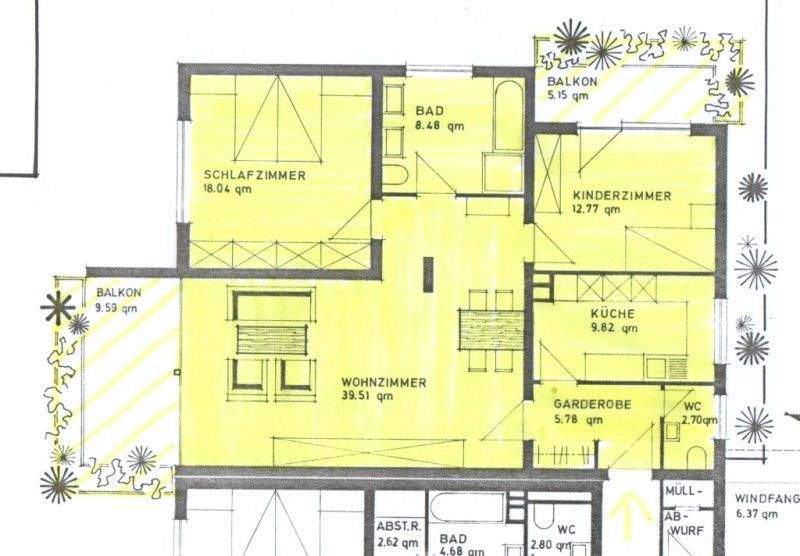 zentrumsnah in Mainnähe wohnen ! 3 zimmer