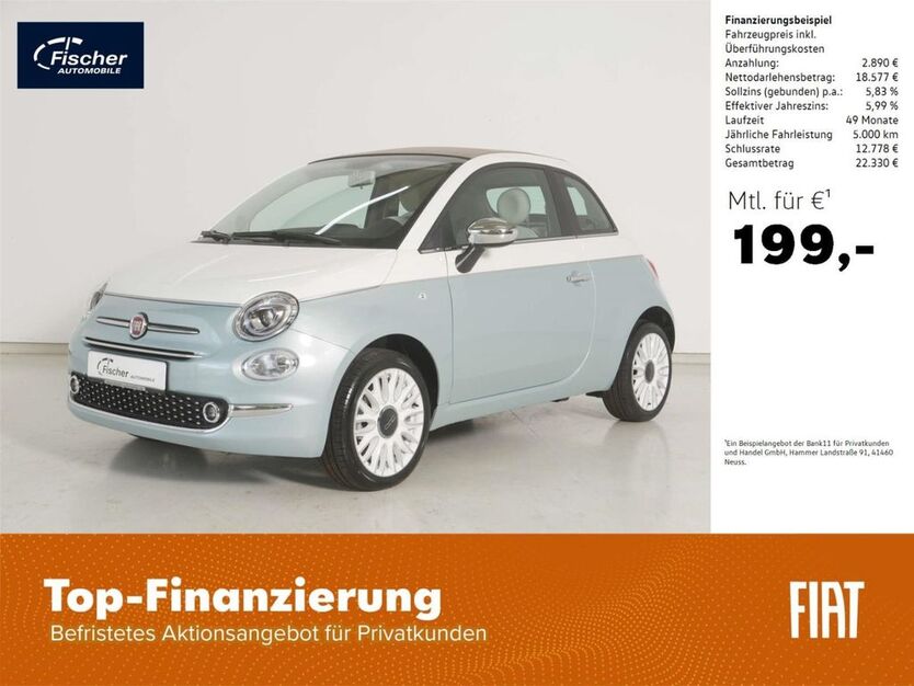 Fiat 500C 3.921 km 20.480 € Pilsach 92367