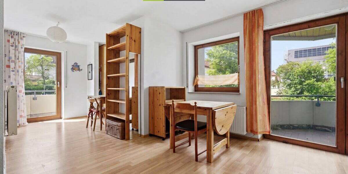Etagenwohnung Ulm Weststadt - 2 Zimmer, 47 m&sup2;, 190.000&euro; | Angebot:26763635