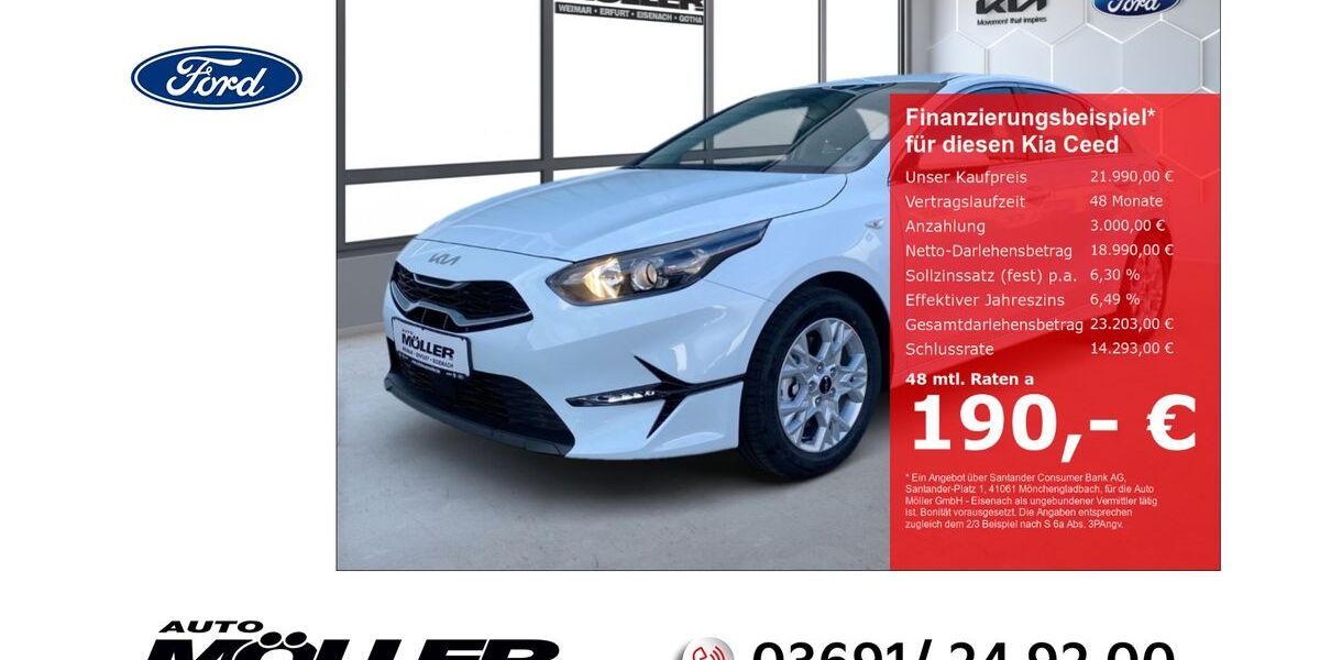 Kia ceed / Ceed 21.500 km 21.990 &euro; Eisenach 99817