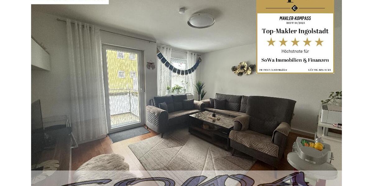 Gut geschnittene 3 Zimmer Wohnung mit Balkon in Neuburg - Ein Objekt von Ihrem Immobilienpartner SOWA Immobilien und Finanzen - 3- Neuburg | Angebot:25439899