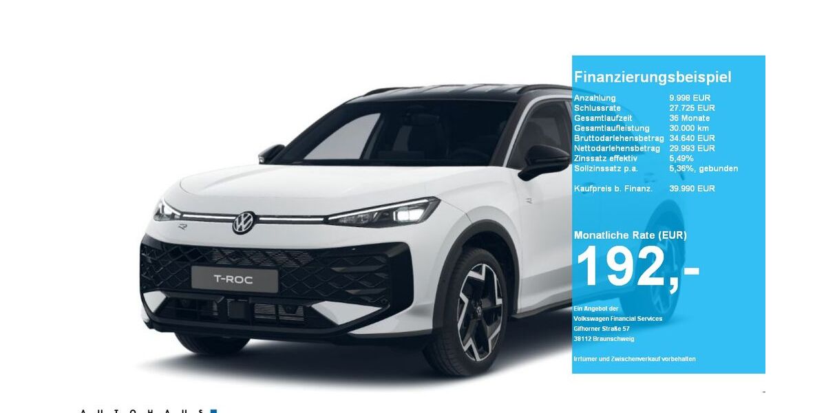 VW T-Roc 2.490 km 39.990 &euro; Walsrode 29664