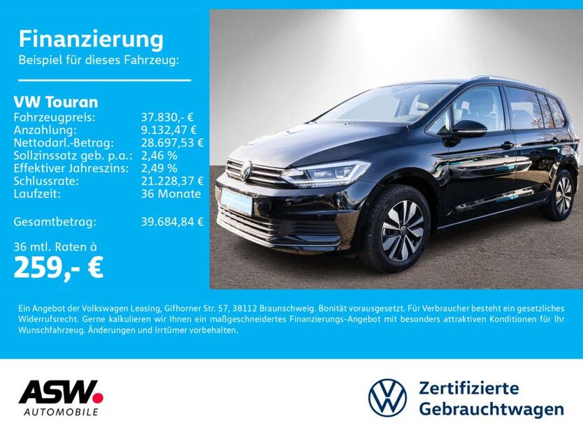 VW Touran 26.100 km 37.830 € Neckarsulm 74172