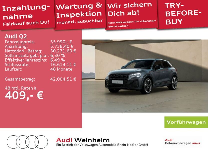 Audi Q2 9.900 km 35.990 € Weinheim 69469