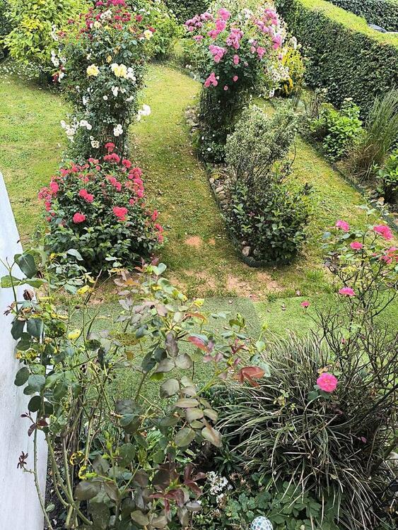 Wohnung mit Garten und Garage
