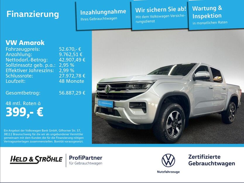 VW Amarok 1.002 km 52.670 € Ulm 89079
