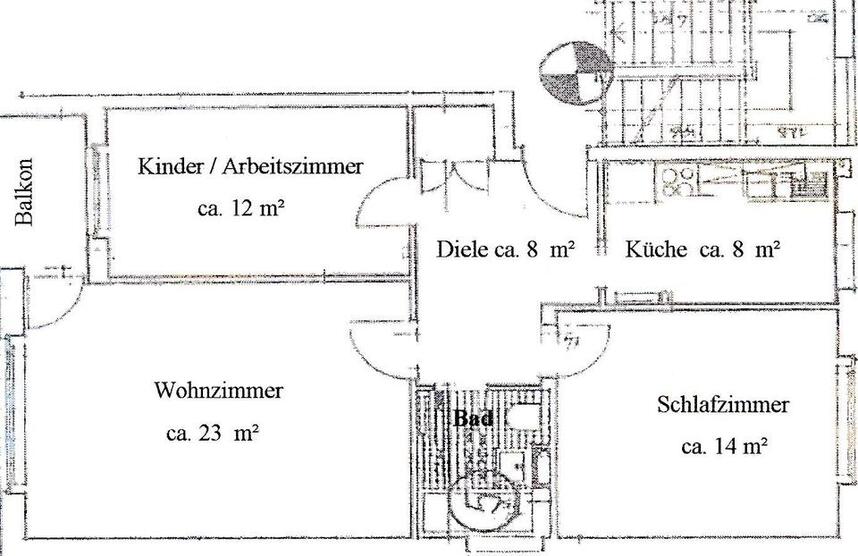 Sonnige 3 Zimmer Wohnung in 28325 Bremen