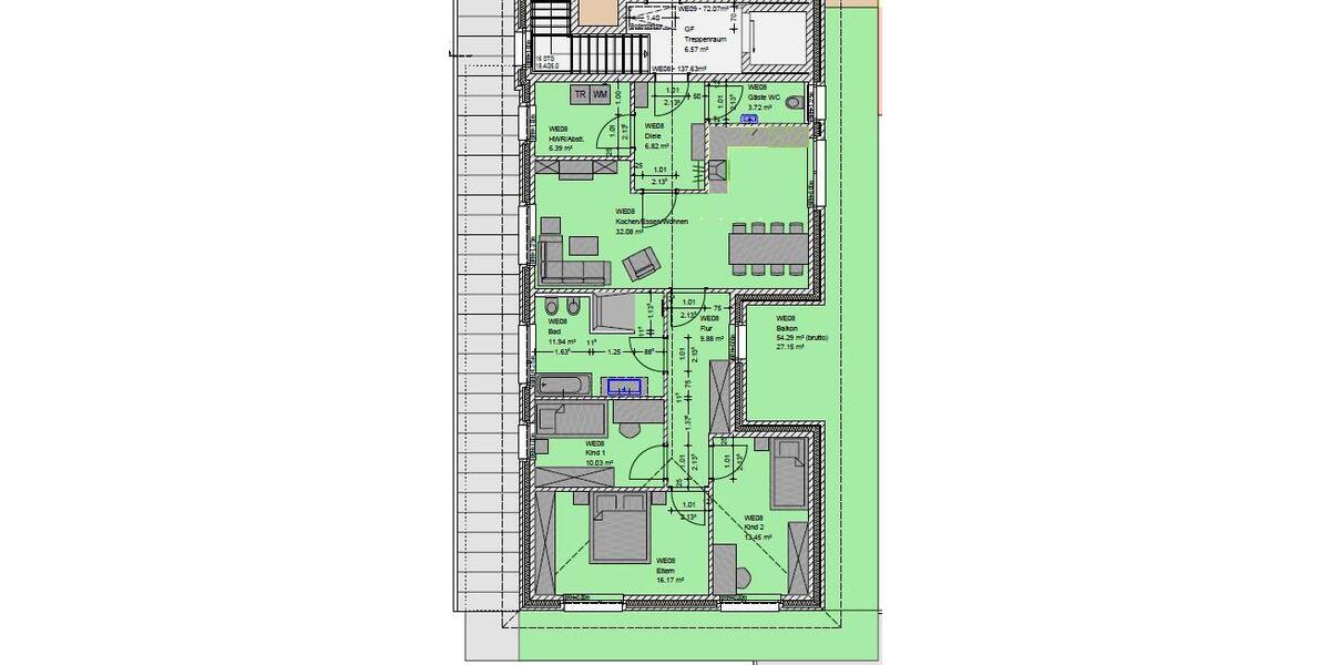 Erdgeschoßwohnung Schortens - 2 Zimmer, 70 m&sup2;, 249.000&euro; | Angebot:26844300