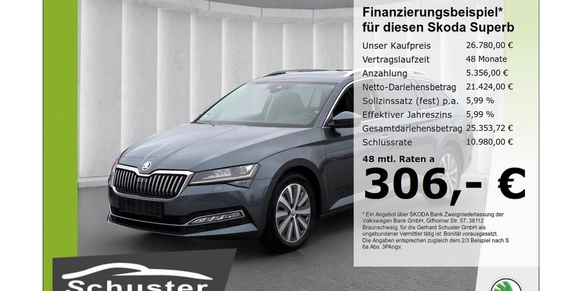 Skoda Superb 91.206 km 26.780 &euro; Ruhstorf 94099
