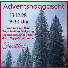 Advent Hoagascht 13.12.2025 Fendlhof