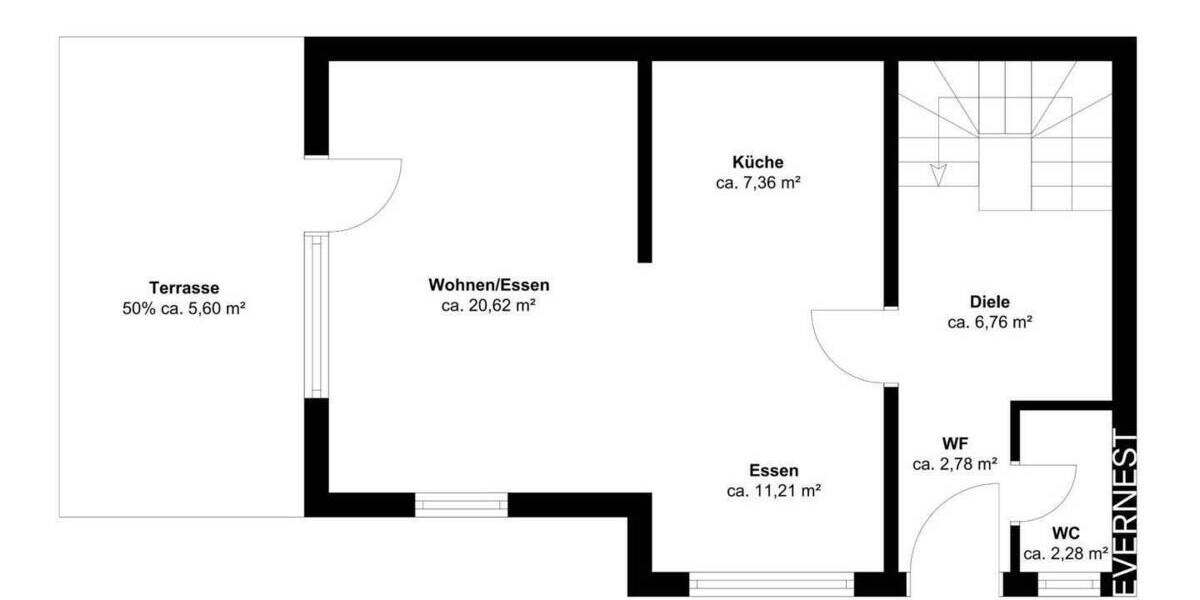 Doppelhaushälfte Rösrath - 7 Zimmer, 178 m&sup2;, 599.000&euro; | Angebot:24424149