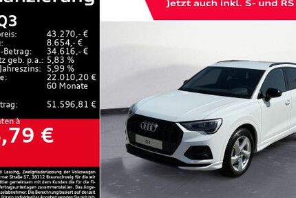 Audi Q3 4.631 km 43.270 € Rottweil 78628