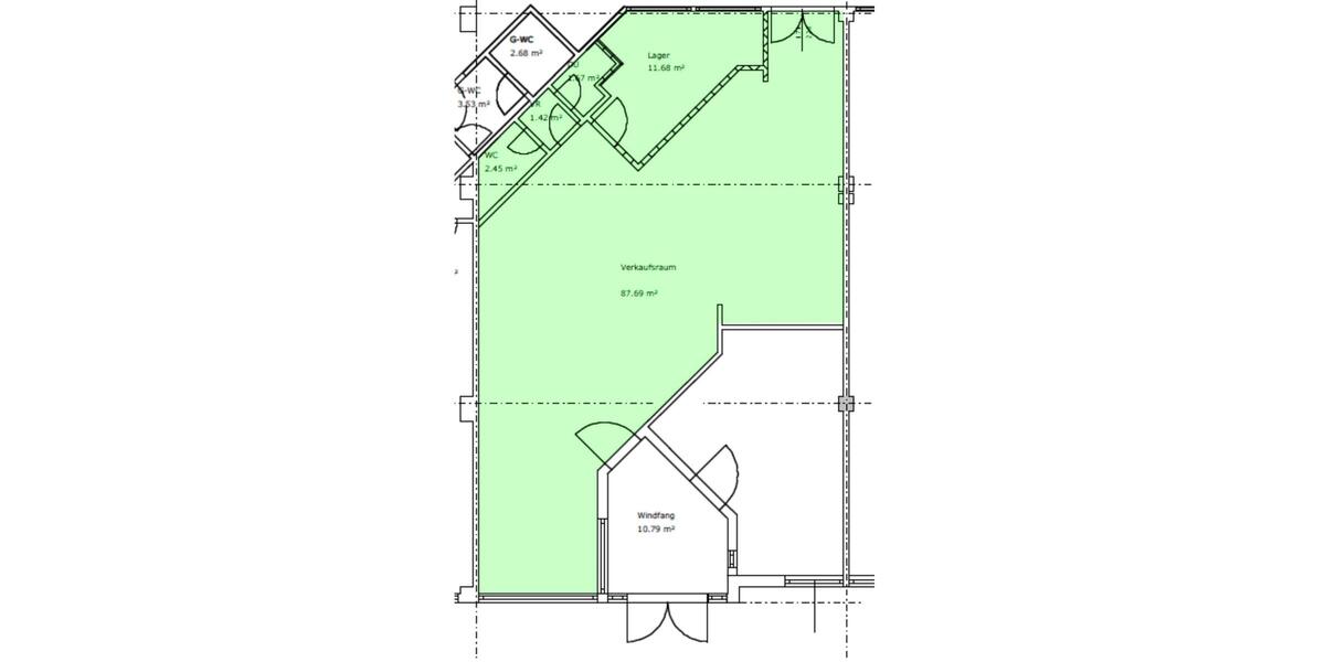 Zentral gelegene Laden-, Büro- oder Praxisfläche in Hermsdorf - Gewerbeobjekt Hermsdorf | Angebot:27009487