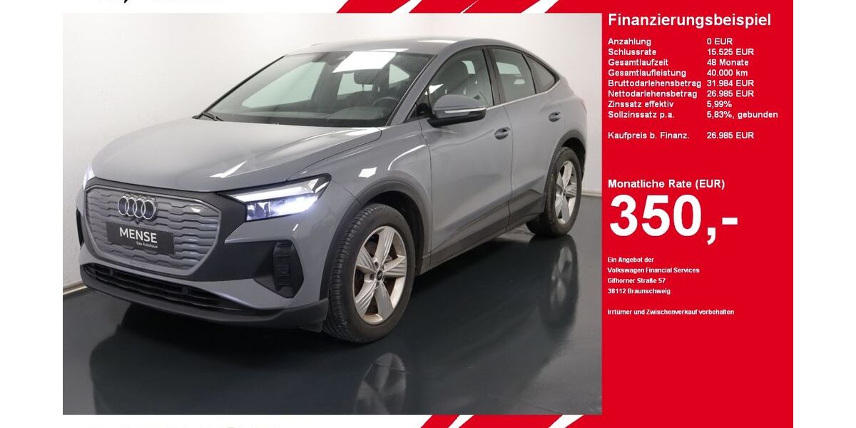 Audi Q4 e-tron 12.134 km 26.985 &euro; Gütersloh 33334
