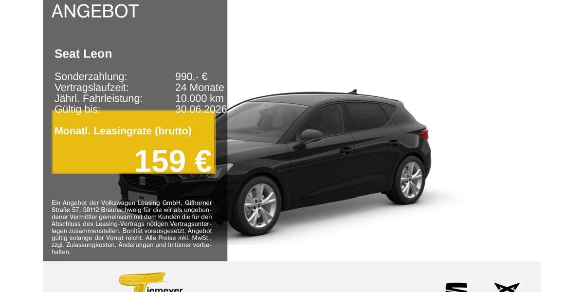 Seat Leon 25.383 km 26.610 &euro; Hemer 58675