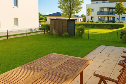 Sonnige Gartenwohnung mit SW Garten (ca. 140 QM)! KiTa im Ort! 5 zimmer