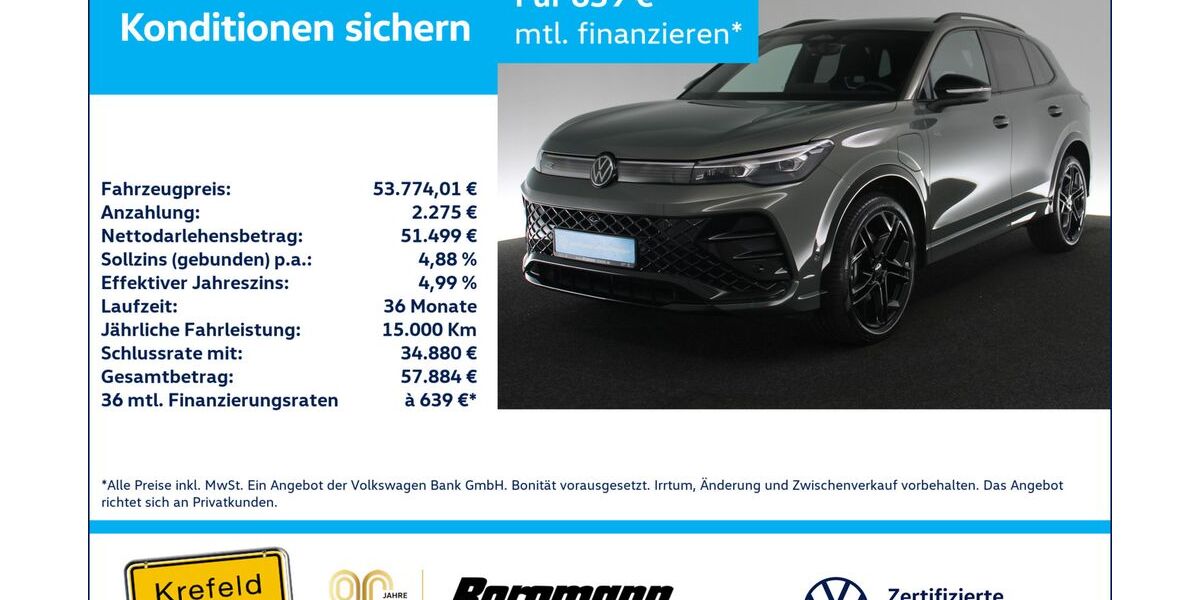 VW Tiguan 12.700 km 50.997 &euro; Krefeld 47803