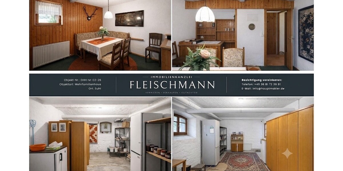 Großzügige Doppelhaushälfte mit Garten, Wintergarten und viel Platz - Doppelhaushälfte Suhl | Angebot:27329736