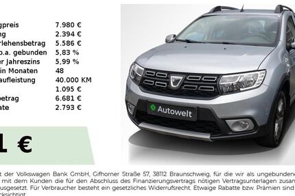 Dacia Sandero 121.000 km 7.980 &euro; Nürnberg 90431
