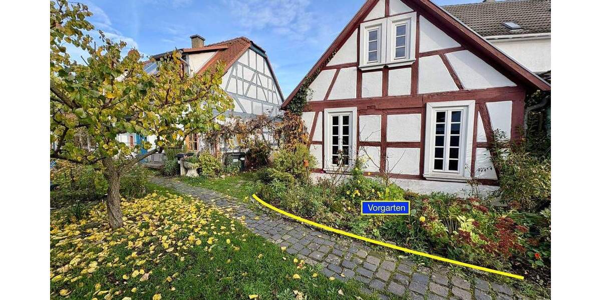 Schönes Fachwerkhaus mit kleinem Garten in ruhiger Lage 4 zimmer