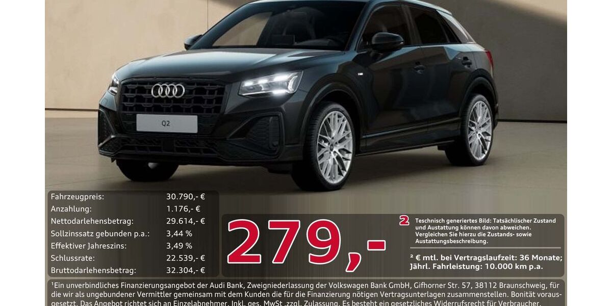 Audi Q2 29.111 km 28.980 &euro; Ingolstadt 85057