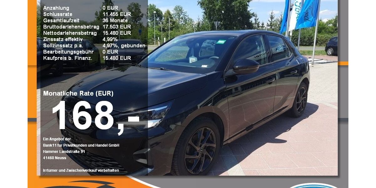 Opel Corsa 27.399 km 15.480 &euro; Neustadt / Donau 93333