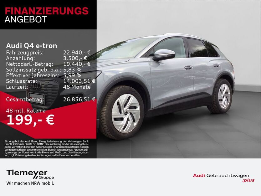 Audi Q4 e-tron 43.309 km 22.640 € Gelsenkirchen 45894