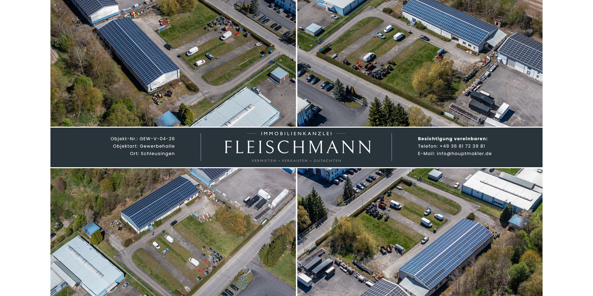 Verkehrsgünstiger Gewerbestandort in Schleusingen mit optimaler Infrastruktur - Gewerbeobjekt Schleusingen | Angebot:26373204