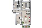 Etagenwohnung Schwedt (Oder) - 3 Zimmer, 59 m&sup2;, 369&euro; | Angebot:25960154