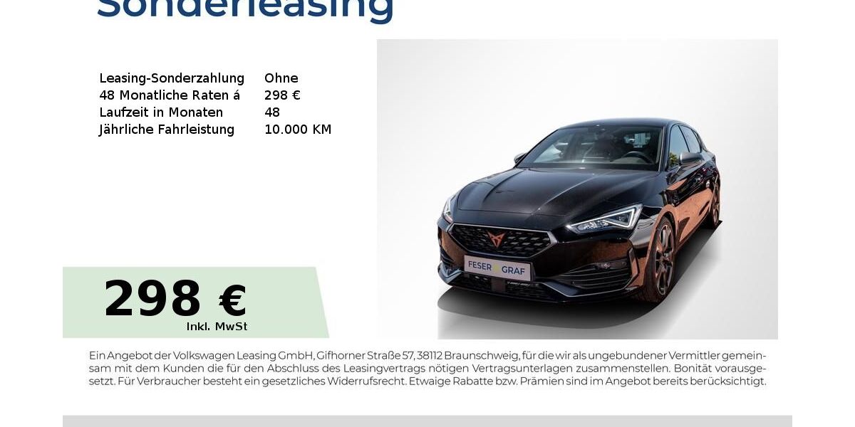 Cupra Leon 24.013 km 28.950 &euro; Bernburg 06406