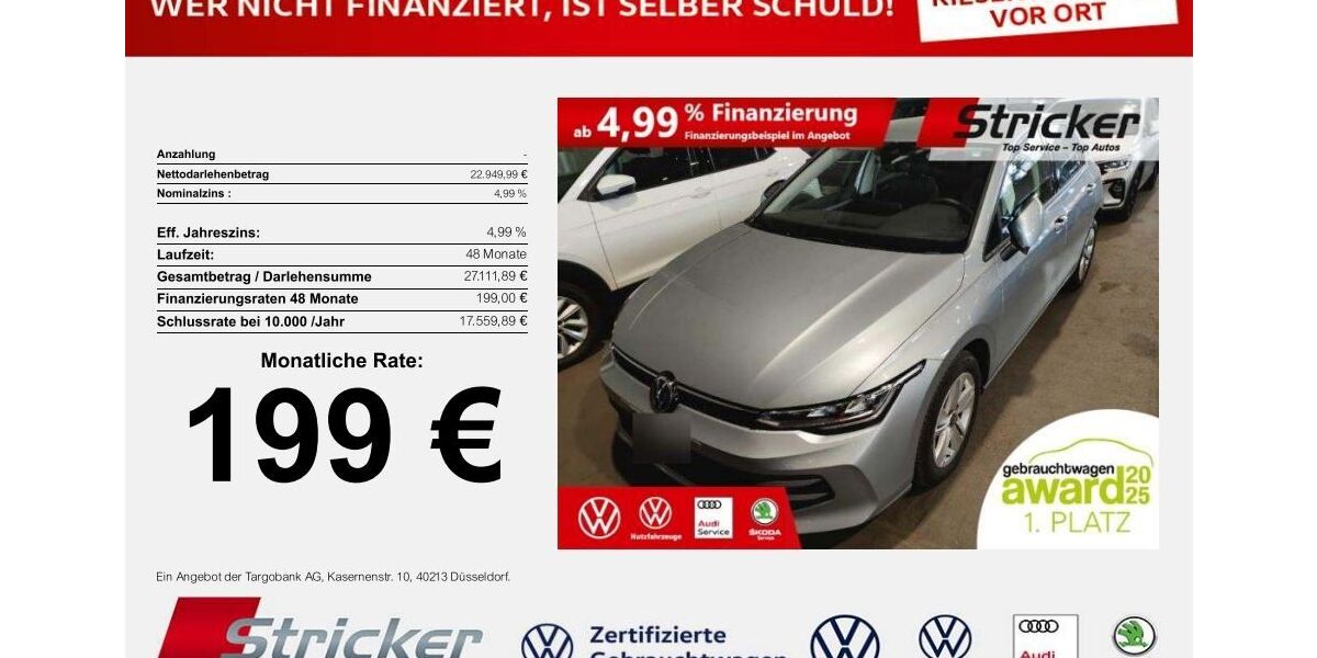 VW Golf 19.677 km 22.949 &euro; Horn-Bad Meinberg 32805