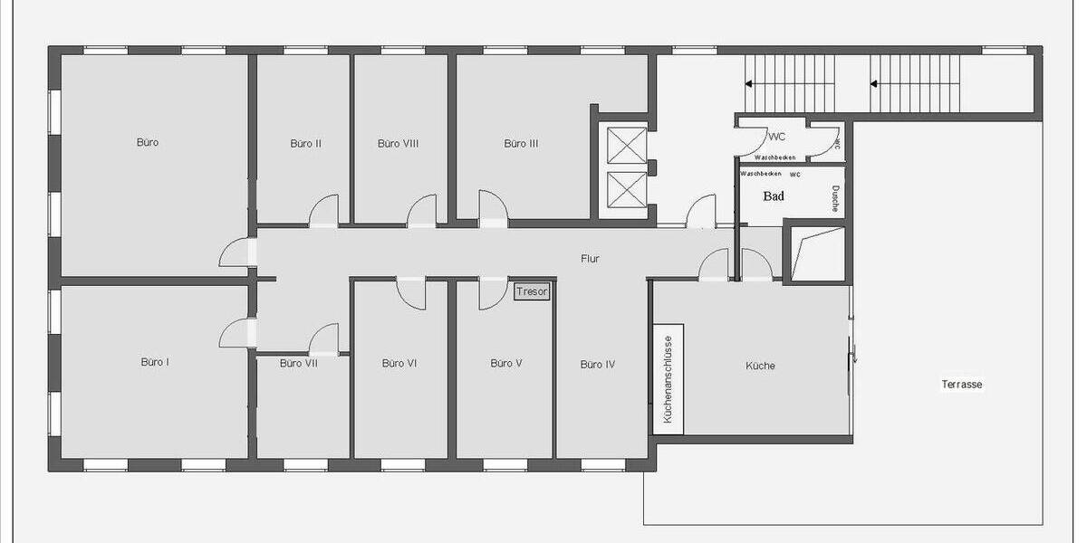 Gewerbeobjekt Wülfrath Innenstadt - 5 Zimmer, 212 m&sup2;, 1.908&euro; | Angebot:22917118