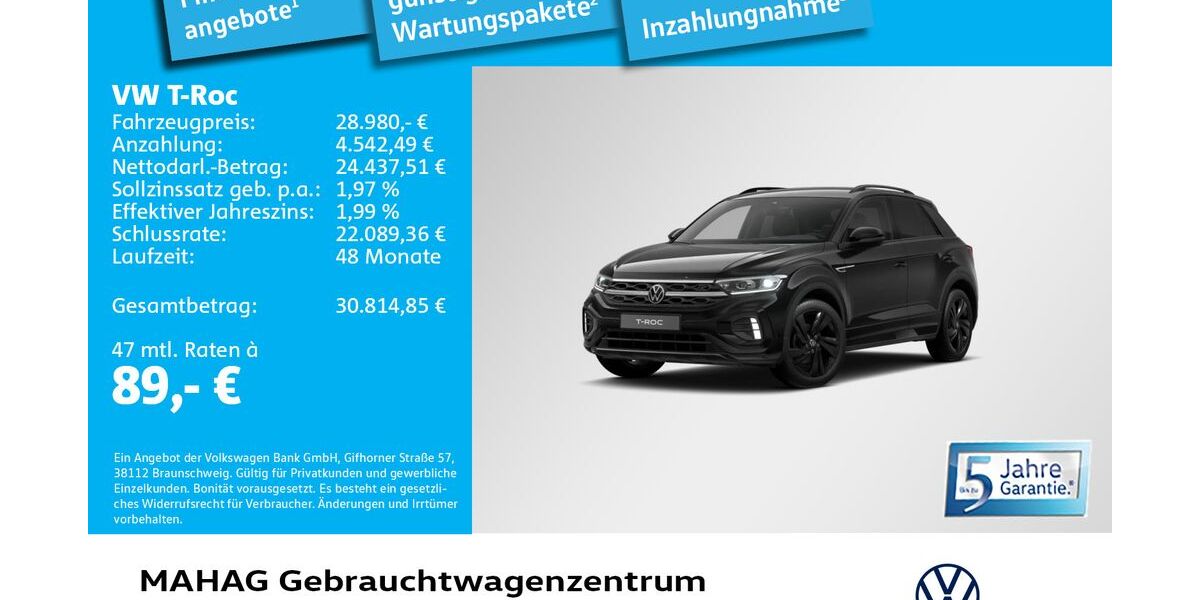 VW T-Roc 8.966 km 28.980 &euro; München 80935