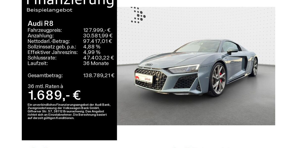 Audi R8 13.350 km 127.999 &euro; Hanau 63452