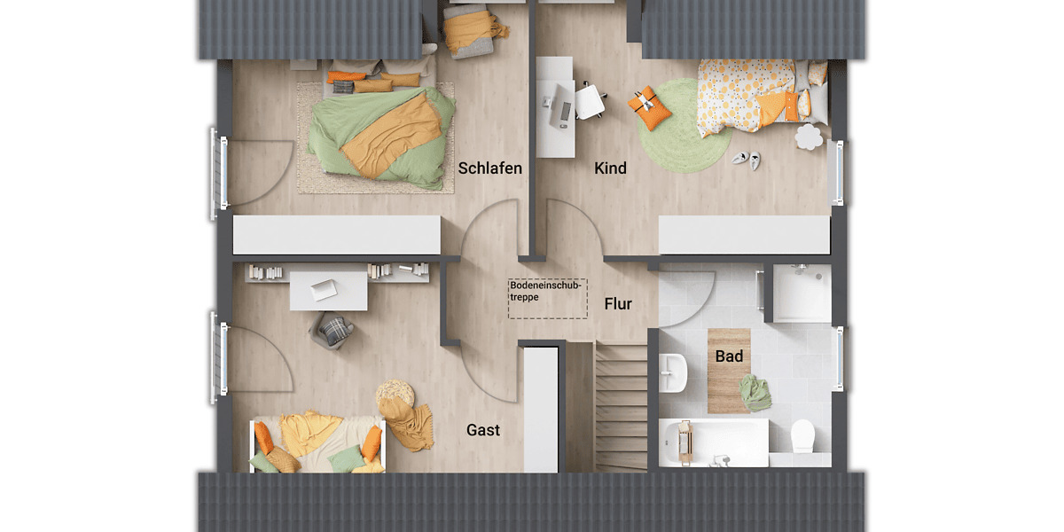 Einfamilienhaus Brüggen - 4 Zimmer, 126 m&sup2;, 460.994&euro; | Angebot:26695991