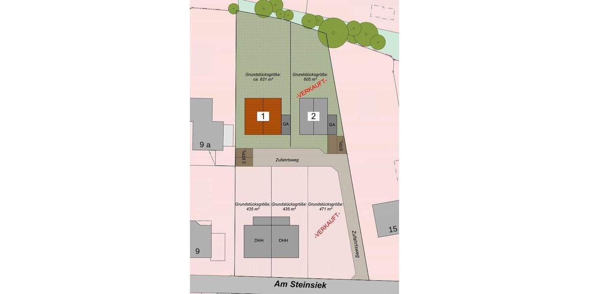 Doppelhaus Baugrundstück mit Baugenehmigung zimmer