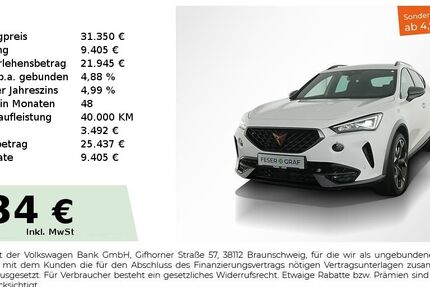 Cupra Formentor 29.250 km 31.350 &euro; Nürnberg 90441