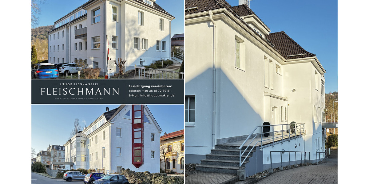 Attraktive Büro- oder Praxisfläche in zentraler Lage von Suhl – alles fußläufig erreichbar - Gewerbeobjekt Suhl | Angebot:26924301