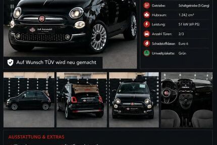 Fiat 500 90.507 km 8.200 &euro; Siegburg 53721