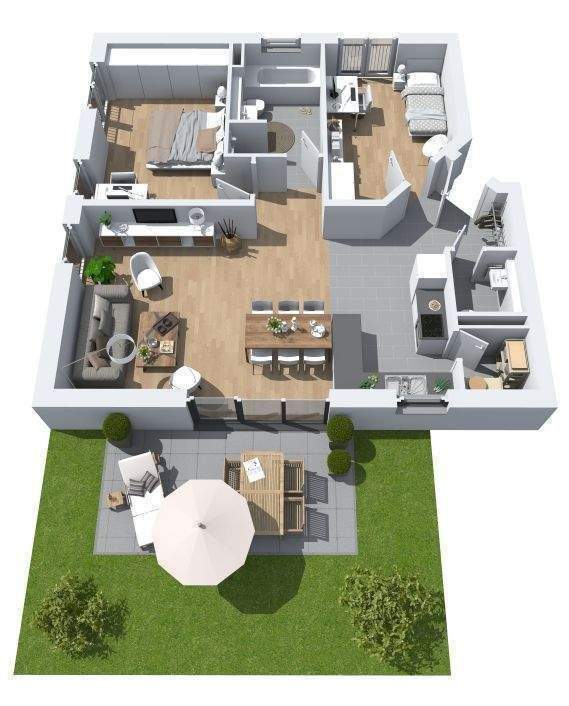 A+ Neubau-Komfort-Wohnung mit 3 Zimmern 3 zimmer