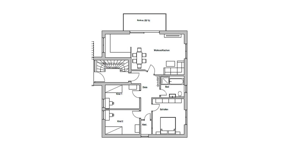 Etagenwohnung Erlensee Langendiebach - 4 Zimmer, 97 m&sup2;, 1.450&euro; | Angebot:26867383