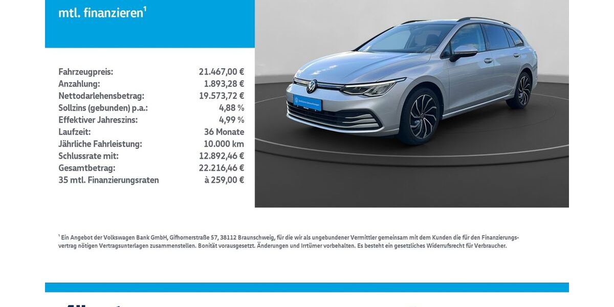 VW Golf 70.211 km 21.467 &euro; Nordhausen 99734